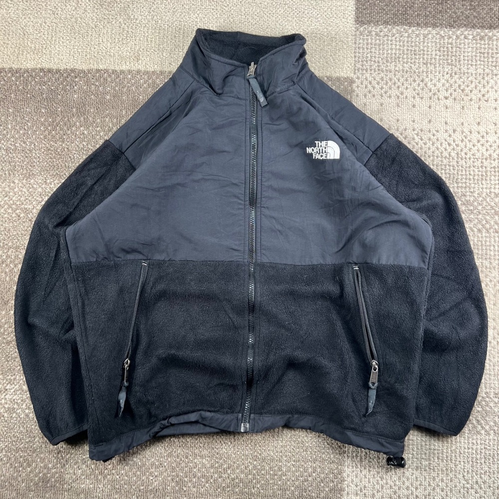 The North Face Denali Polartec Fleece Jacket Black Youth Large Boys - Picture 1 of 7